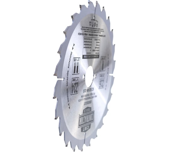 Диск пильный по дереву Contractor (216x2.4х1.6x30 мм; Z24; ATB -5NEG) CMT K21624M-X10