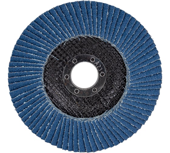 Круг лепестковый торцевой циркониевый 125 мм, р60 vertextools 13125-60