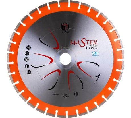 Круг алмазный сегментный 1A1RSS Универсал Master Line (500х90/50 мм) DIAM 000493