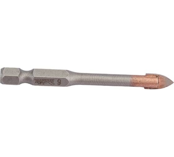 Сверло по стеклу для дрелей 1/4" 6Х65мм Makita D-15964