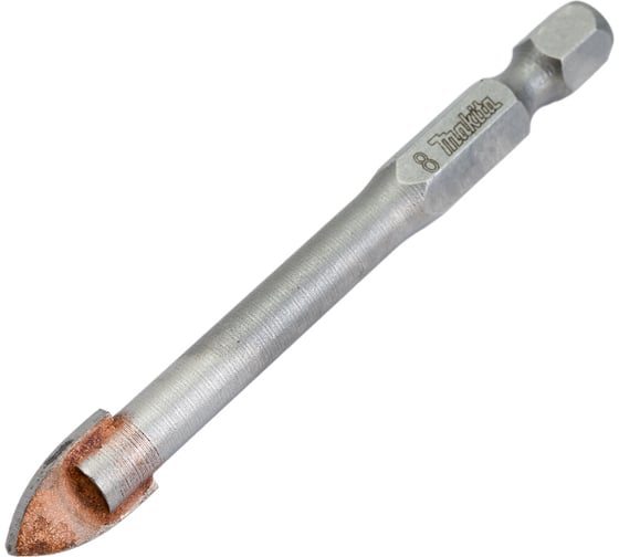Сверло по стеклу для дрелей 1/4" 8х70мм Makita D-15970