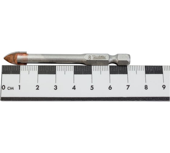 Сверло по стеклу для дрелей 1/4" 8х70мм Makita D-15970