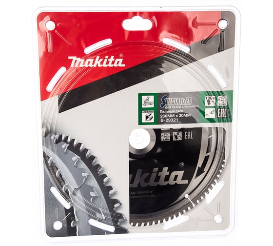 Пильный диск 260x30 Al Makita B-29321 1