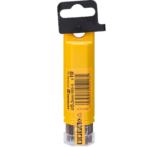 Сверло DEWALT DT 5548 Extreme 2 HSS-G 5,5х93х57мм 10шт 130208