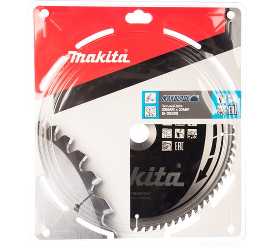 Пильный диск по дереву 305x30/15,88x2,3x80T Makita B-29290 1