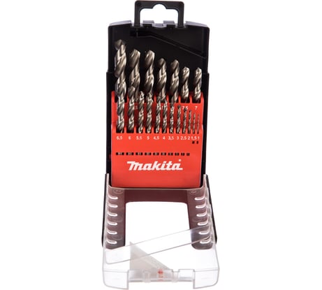 Набор сверл по металлу 19шт, HSS, 1-10мм, M-Force Makita D-29876