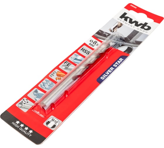 Сверло по металлу SILVER STAR (8.5 мм; HSS) KWB 206-585
