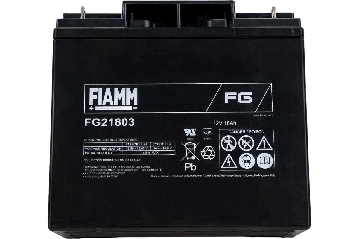  батарея 12В, 18 А*ч FIAMM FG21803 - выгодная цена .