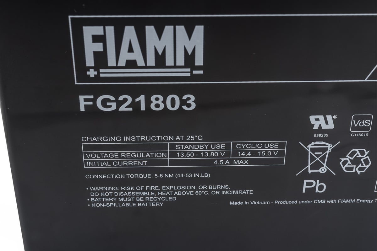 батарея 12В, 18 А*ч FIAMM FG21803 - выгодная цена .
