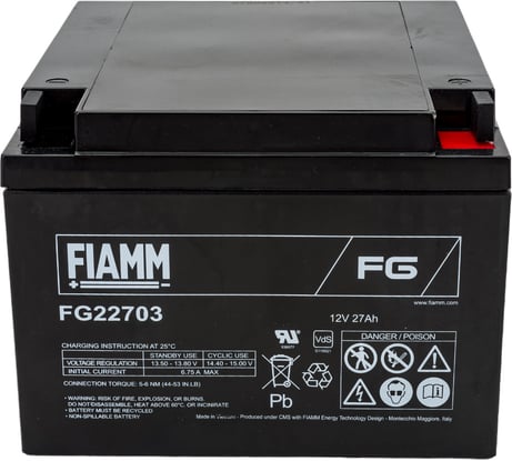 Аккумуляторная батарея 12В, 27 А*ч FIAMM FG22703