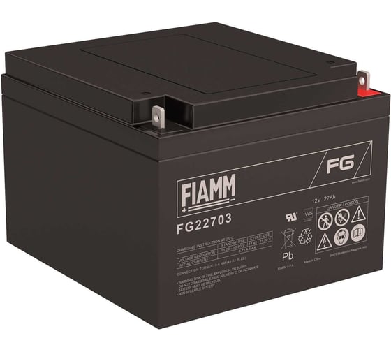 Аккумуляторная батарея 12В, 27 А*ч FIAMM FG22703