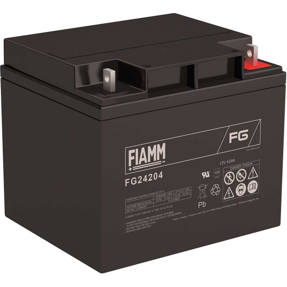 Аккумуляторная батарея 12В, 42 А*ч FIAMM FG24204 - выгодная цена ...