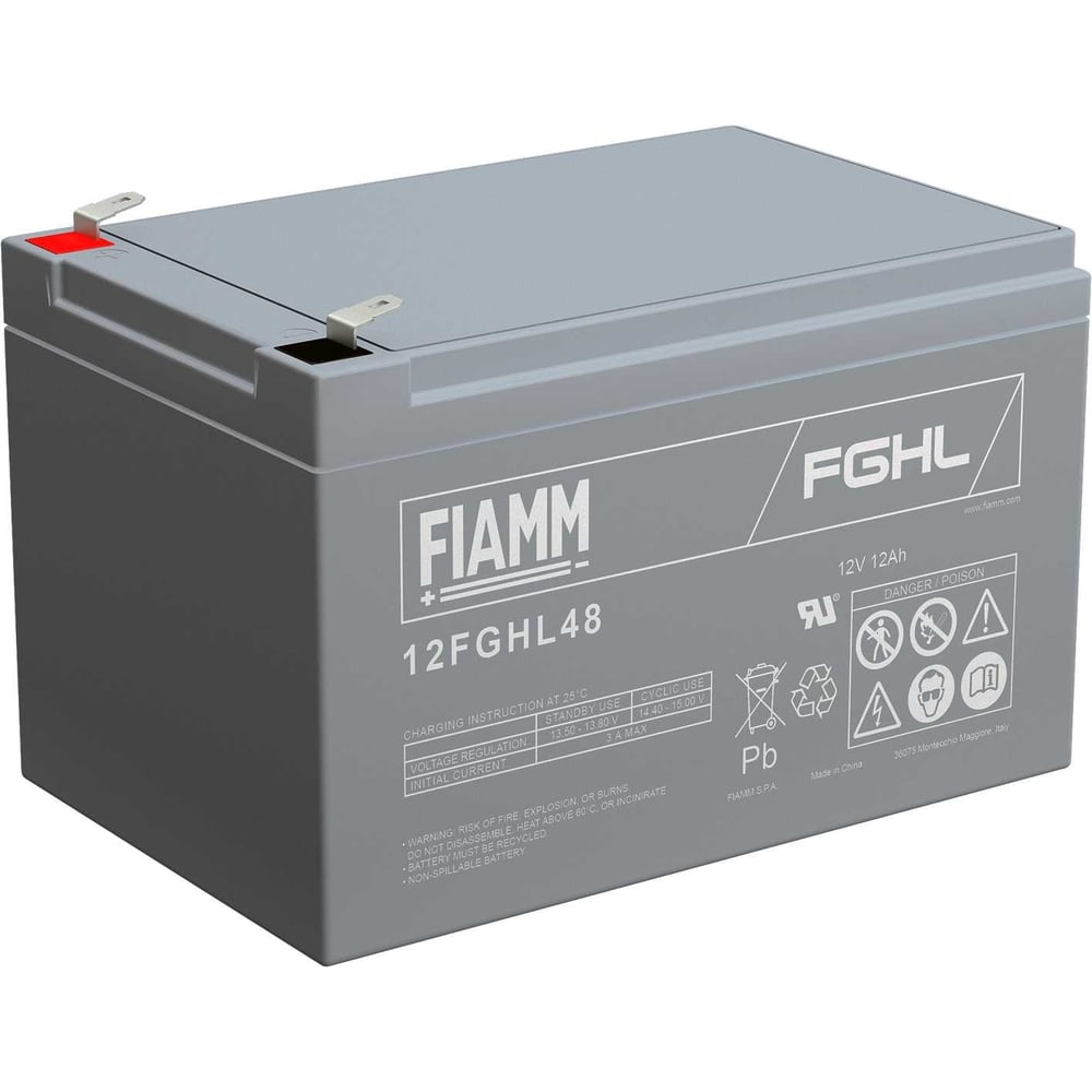 Аккумуляторная батарея 12 В, 12 Ач FIAMM 12FGHL48 - выгодная цена ...