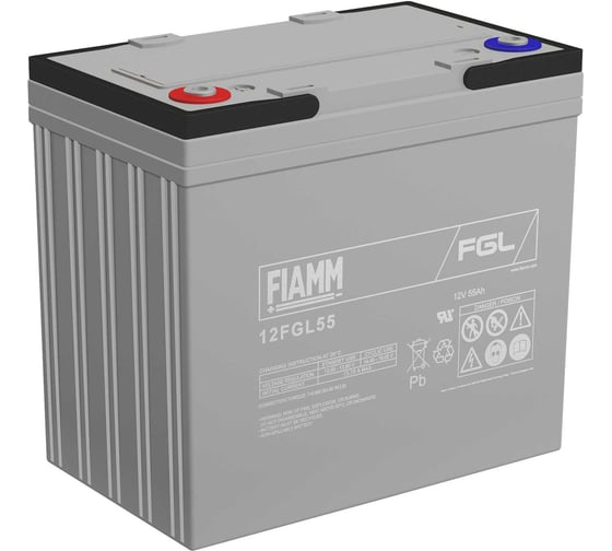 Батарея аккумуляторная 12 В, 55 Ач FIAMM 12FGL55