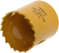 Коронка биметаллическая с дополнительной фиксацией 44 мм, M16 ТУНДРА 7351934