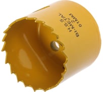 Коронка биметаллическая с дополнительной фиксацией 51 мм, M16 ТУНДРА 7351936