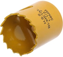 Коронка биметаллическая с дополнительной фиксацией 38 мм, M16 ТУНДРА 7351931