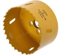 Коронка биметаллическая с дополнительной фиксацией 76 мм, M16 ТУНДРА 7351945