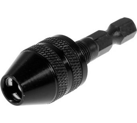 Мини-патрон для дрели хвостовик 1/4" зажим 0.3 - 3.6 мм ТУНДРА 7069410