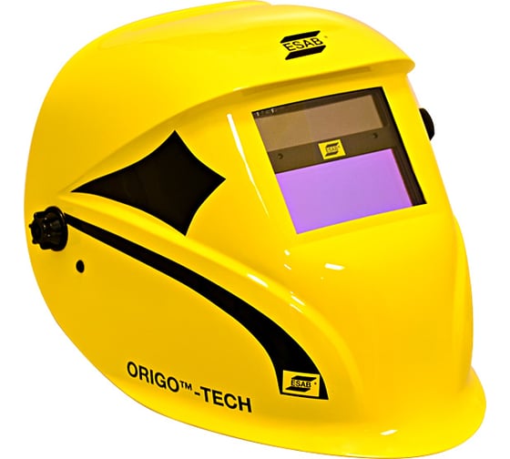 Маска сварщика с АСФ ESAB Origo-Tech 0700000301 (желтая) СВ000007797-2