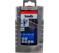 Сверла по металлу (19 шт; 1-10 мм; HSS) KWB 4219-20