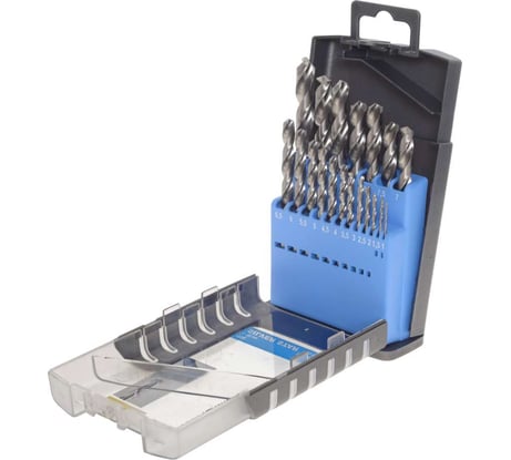 Сверла по металлу SILVER STAR (19 шт; 1-10 мм; HSS) KWB 2059-20