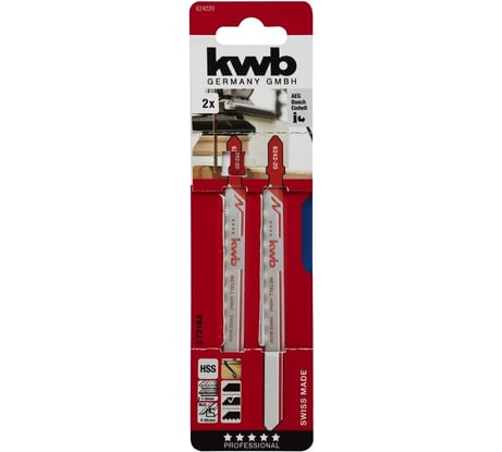 Пилка по металлу (2 шт; S20) для лобзика KWB T318A 6242-20