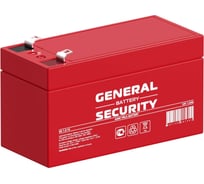 Аккумуляторная батарея General Security GS1.2-12 12В, 1.2 Ач УТ-00001371 25868921