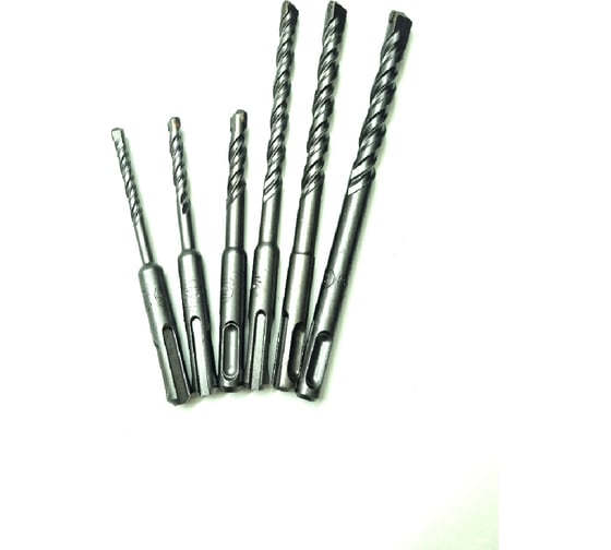 Набор буров по бетону SDS-plus 6 шт, 5-12 мм Strong CTC-023001106