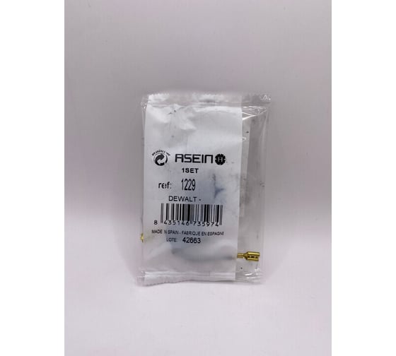 Комплект графитовых щеток 2 шт, Dewalt, OEM 381028-02/as Asein 1229J