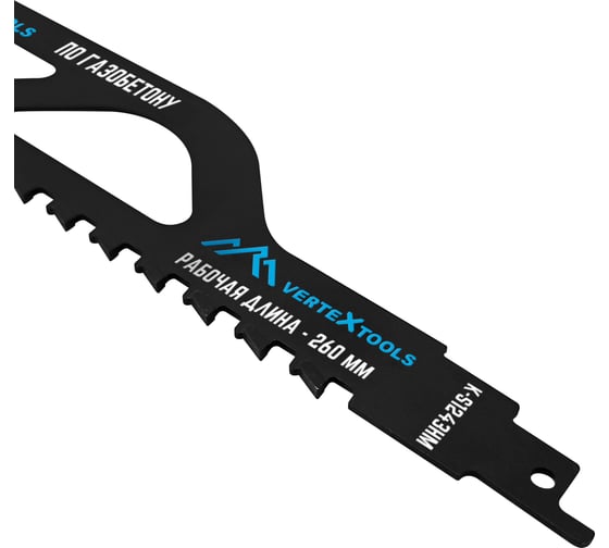 Полотно для сабельной электроножовки по газобетону 305 мм vertextools K-S1243HM