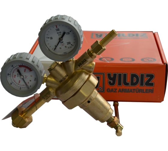 Редуктор аргоновый высокого давления 100 бар GAZ YILDIZ 50242S-RU