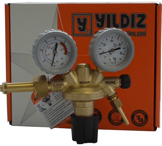 Редуктор азотный высокого давления 50 бар GAZ YILDIZ 50231S-RU