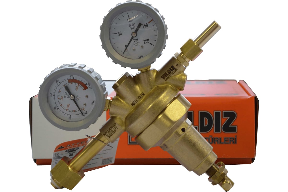 Редуктор азотный высокого давления 150 бар GAZ YILDIZ 50233S-RU .