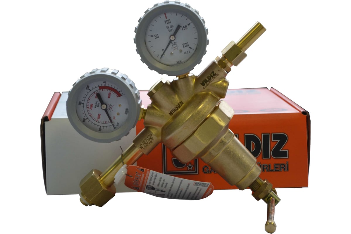 Редуктор азотный высокого давления 100 бар GAZ YILDIZ 50232S-RU .