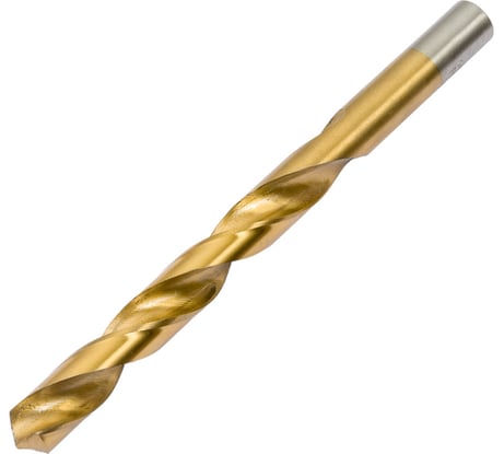 Сверло по металлу 12 мм, титан+кобальт, Р6М5 vertextools 666-12