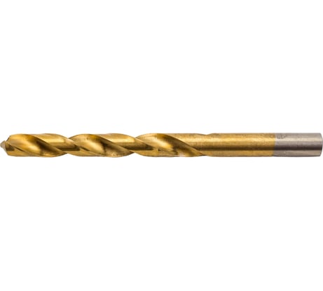 Сверло по металлу 5 шт, 10 мм, титан+кобальт, Р6М5 vertextools 666-10