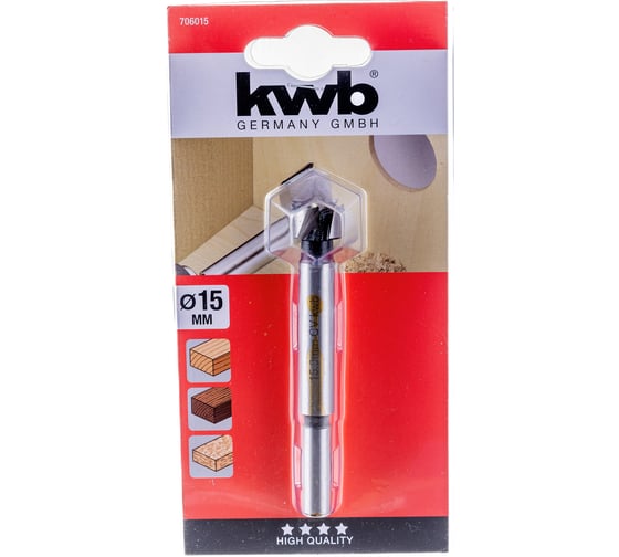Сверло Форстнера kwb 15мм 7060-15