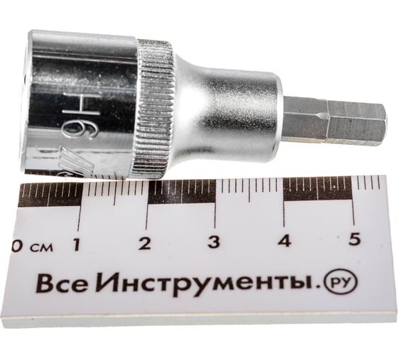 Бита-головка 1/2” HEX 6х55мм JTC 45606