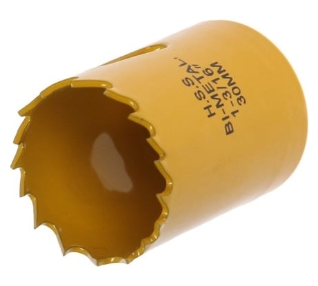 Коронка биметаллическая 30 мм, M14 ТУНДРА 7351927