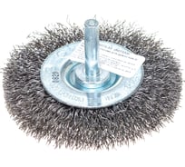 Щетка плоская (75 мм; хвостовик 6 мм; грубая) KWB 6073-33