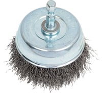 Щетка чашечная (75 мм; хвостовик 6 мм; грубая) KWB 6063-33