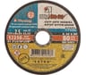 Круг отрезной абразивный по металлу 125х2,5х22,2мм Luga-Abrasiv 3612-125-2,5