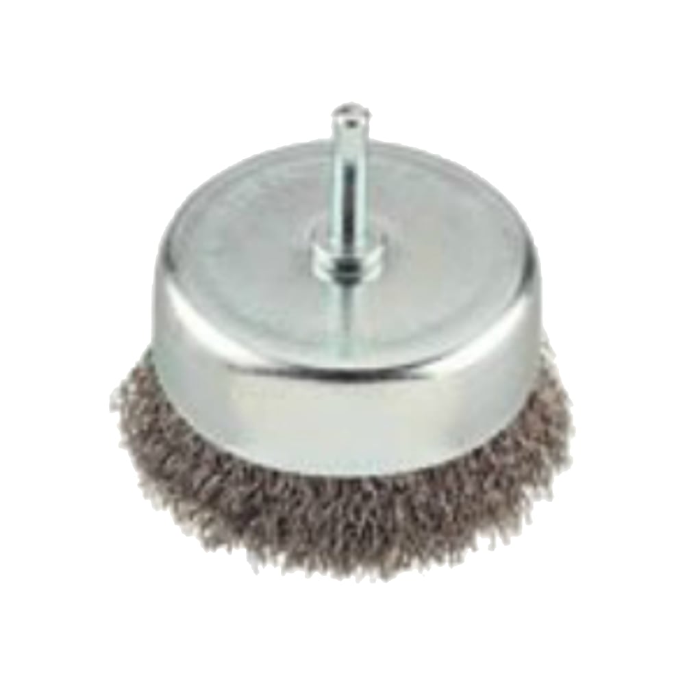 Щетка чашечная (75 мм; хвостовик 6 мм; грубая) KWB 6024-30 - выгодная ...