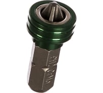 Бита "ЕХPERT", с магнитным держателем-ограничителем, тип хвостовика C 1/4", PH2, 25 мм, 1 шт. в блистере Kraftool 26128-2-25-1