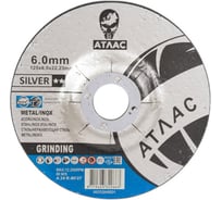 Круг зачистной 125х6х22 мм, 80 м/с, t27, 10 шт по металлу и нержавеющей стали Атлас 66252849931