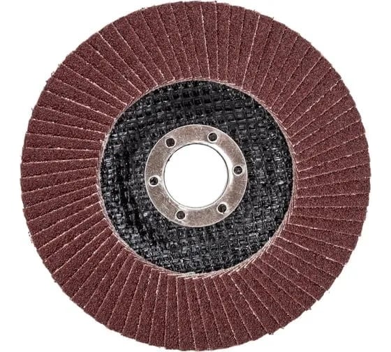 Лепестковый торцевой круг ЗУБР 125x22,2 мм, тип КЛТ 1, P80 36593-125-80_z01