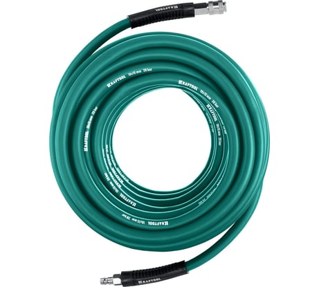 Воздушный шланг с фитингами рапид KRAFTOOL 15 м, 10x15 мм, 20 бар 06588-15