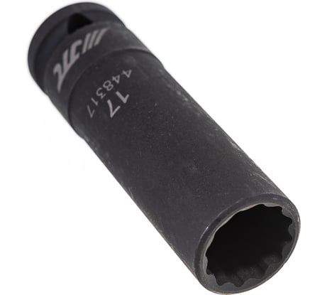 Головка торцевая 1/2” 17 12-ти гранная ударная тонкостенная L=82мм JTC 448317