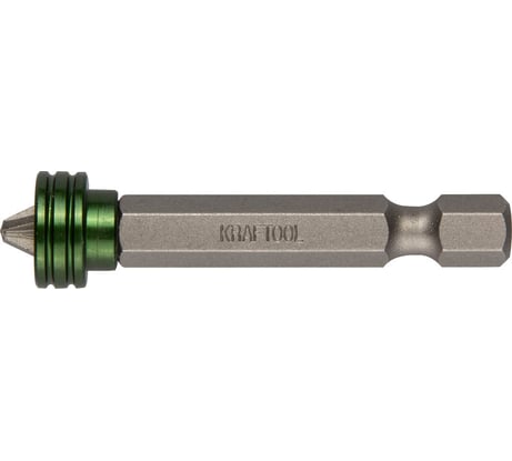 Бита с магнитным держателем-ограничителем KRAFTOOL Ехpert PH2, 50 мм 26128-2-50-1